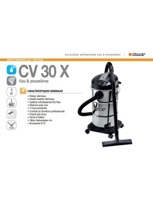 COMET ASPIRATEUR INOX CV30X