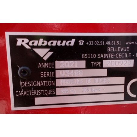 RABAUD FENDEUR DE BUCHE F13 XYLO PH