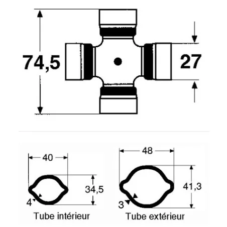 CARDAN  A4/1050