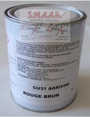 PEINTURE ALIMENTAIRE 1KG ROUGE BRUN