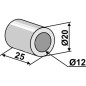 Entretoise 25xØ12xØ20 - Rousseau - 5.200.57