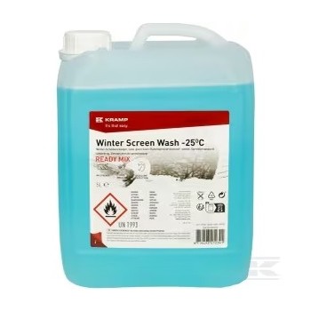 LAVE GLACE HIVER -25°C 5L: Parfait pour les conditions glaciales, garantissant visibilité et sécurité sur la route.